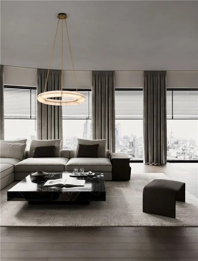 Lustra LED suspendata design decorativ GLOREE D-75cm