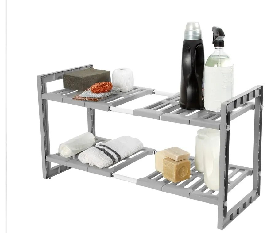 Raft cu lăţime reglabilă pentru chiuvetă Compactor Expandable Shelf