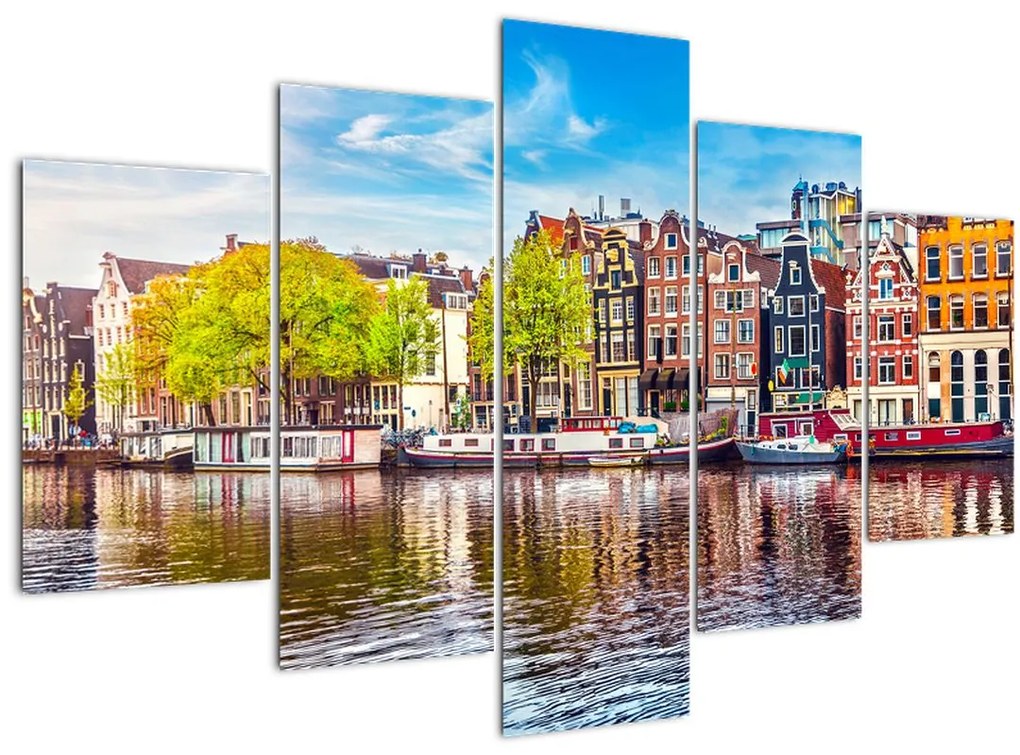 Tablou - Case dansatoare, Amsterdam (150x105 cm)