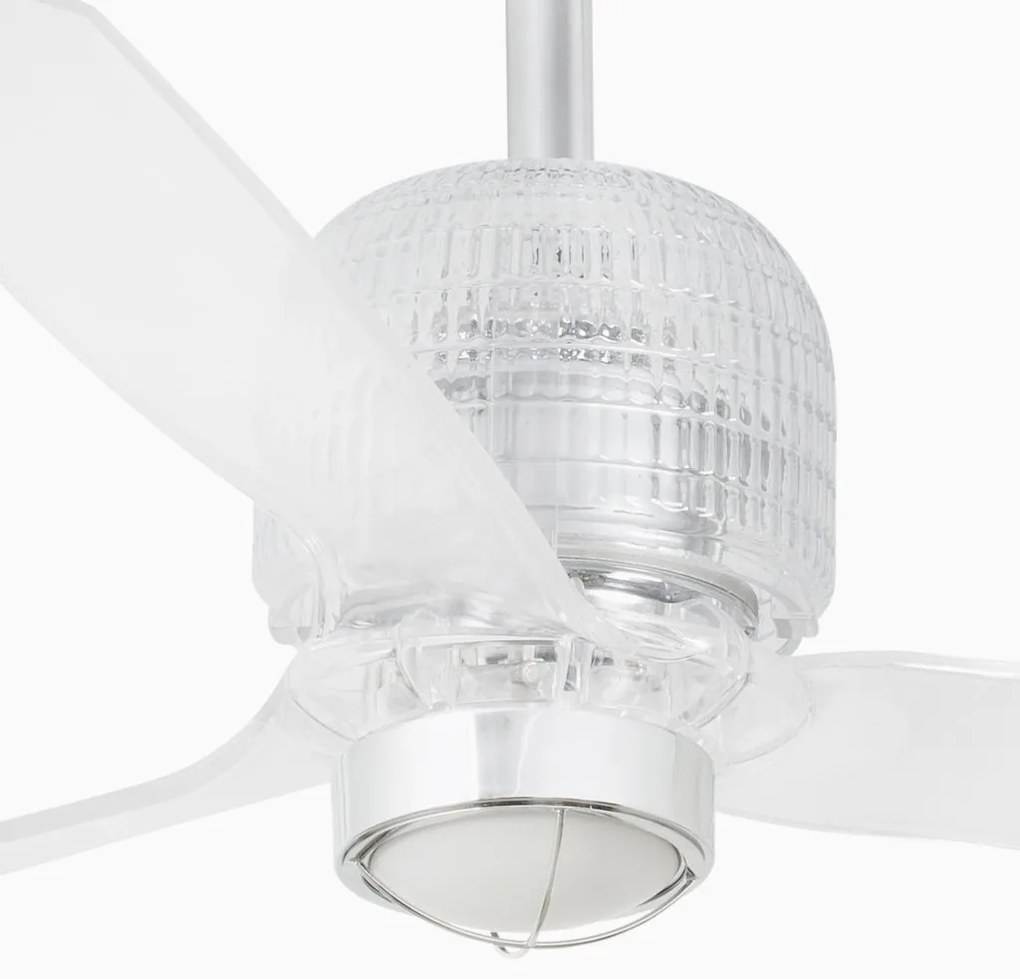 Lustra cu Ventilator si telecomanda DECO FAN M transparent