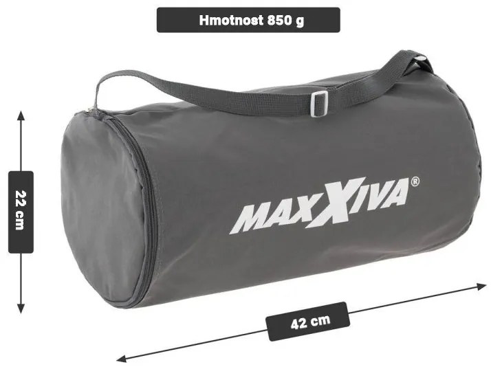 MAXXIVA  Saltea pentru presopunctură cu pernă, 75x42cm, gri