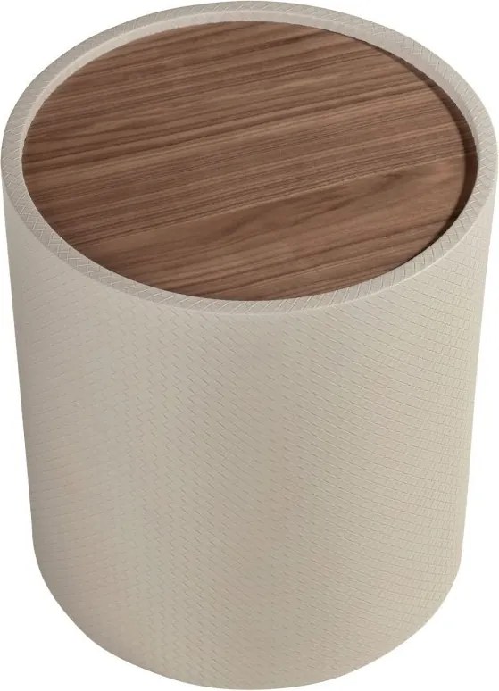 Masuta laterala design LUX Walnut-Bej