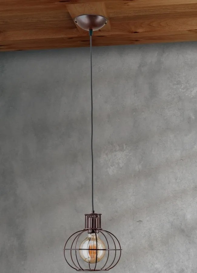 Lustra suspendata design industrial Emil HL 6-1619/1 Vintage OR