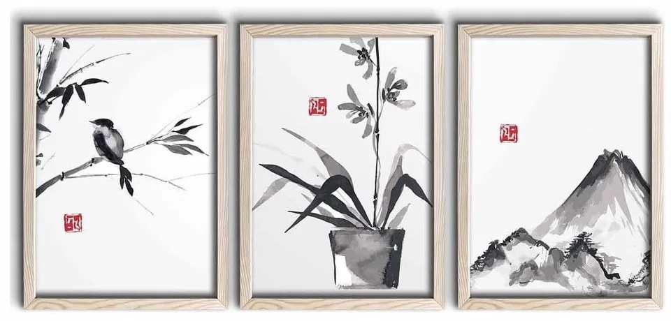 Tablouri 3 buc. 38x53 cm – Wallity