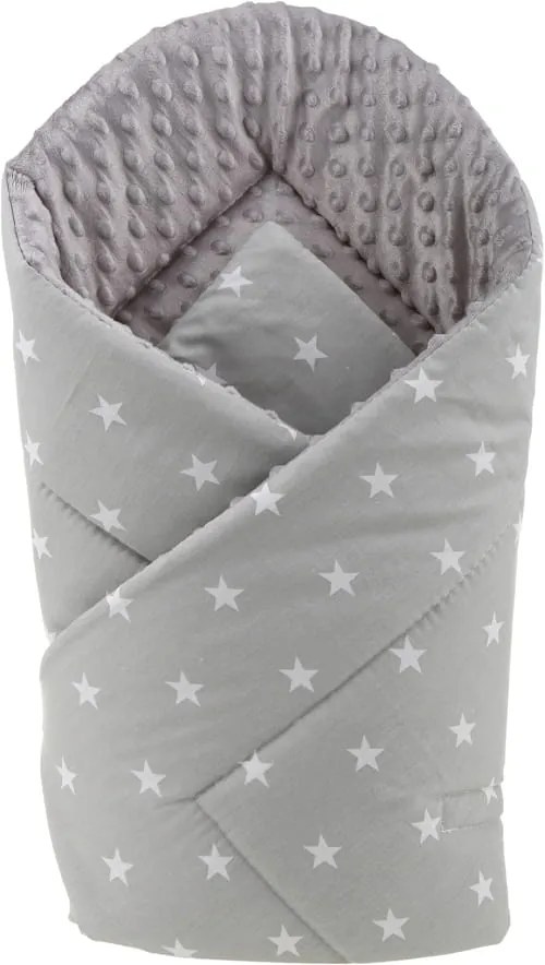 ShopJK FAȘĂ ÎNFĂȘAT COPII CU DOUĂ FEȚE - MINKY MICI STELE