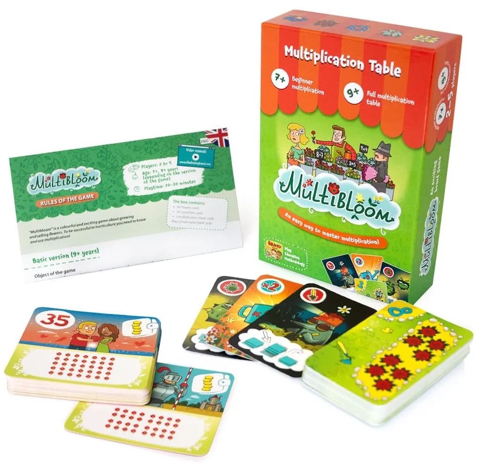 MULTIBLOOM     Joc educativ Invatam Tabla Inmultirii