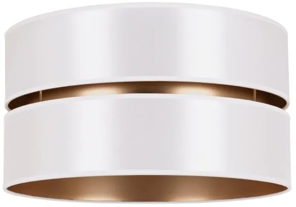 Plafonieră Duolla DUO 1xE27/15W/230V d. 40 cm alb/auriu