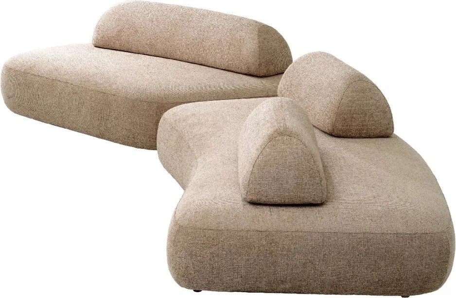 Canapea fixa design LUX din 2 module Residenza, Lyssa sand