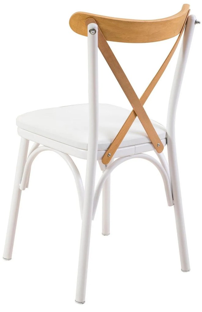 Set mobilier sufragerie Duvasa 23 (alb) (pentru 4 persoane). 1093794