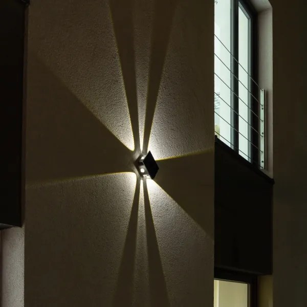 Immax 08487L - Lampă solară LED de perete cu senzor LED/2W/5V IP54