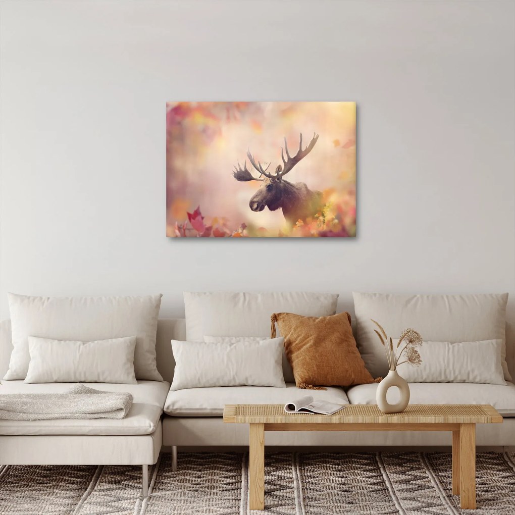 Tablou - Pădure în frunze de toamnă (70x50 cm)