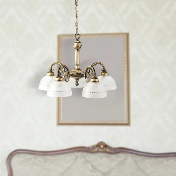 Rabalux 8815 - Lustra cu lant FLOSSI 5xE27/40W/230V