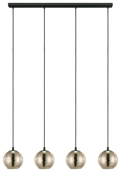 Lustră pe cablu LEMORIETA 4xE27/40W/230V Eglo 39686