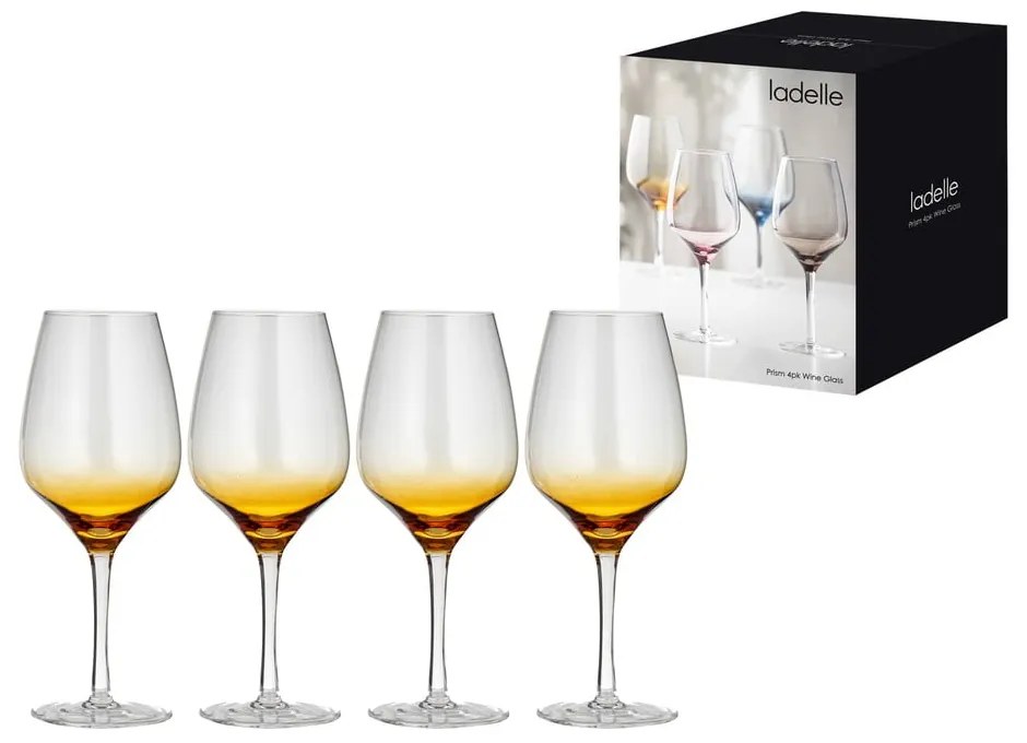 Set de pahare 4 buc. de vin 540 ml Prism – Ladelle