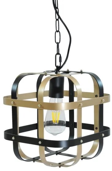 Lustră pe lanț KLATKA 1xE27/10W/230V