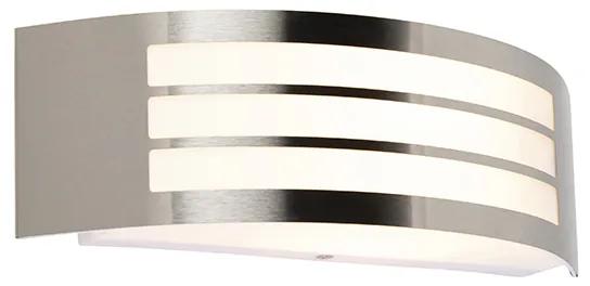 Lampă de perete modernă din oțel inox IP44 - Sapphire Deluxe