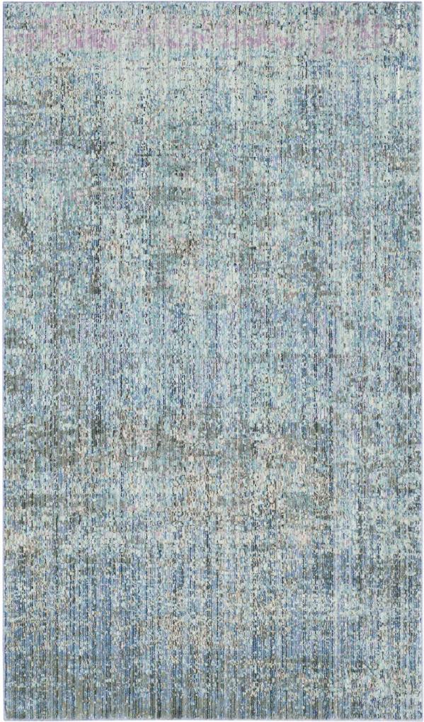 Covor Modern & Geometric Lulu, Albastru/Multicolor, 90x150