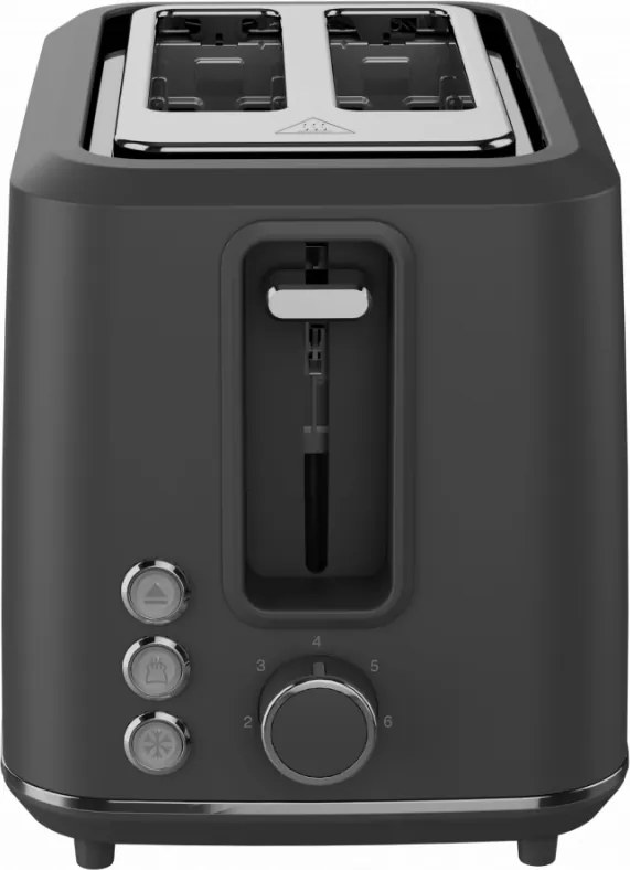 Prajitor de paine AENO ATS0001G, 930W, 7 trepte, Control tactil, Timer invers, Protectie blocare felie, Silentios, Gri