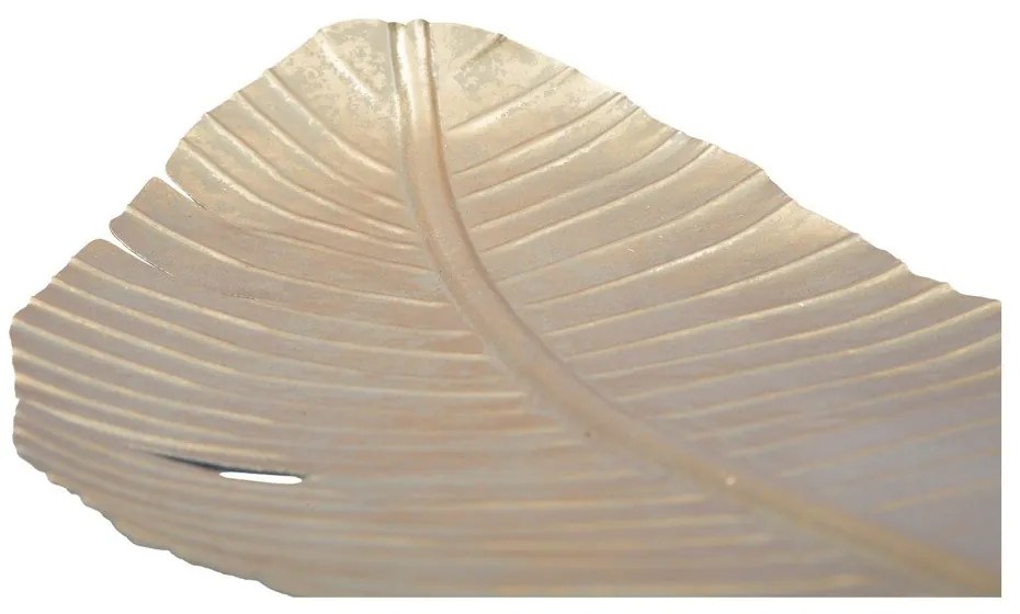 Decorațiune Mauro Ferretti Leaf, 55,5 x 18 cm, auriu