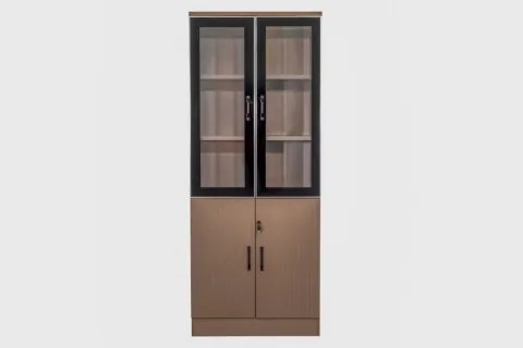 Dulap birou 0.8m, culoare stejar, PAL, YF006-40-2d