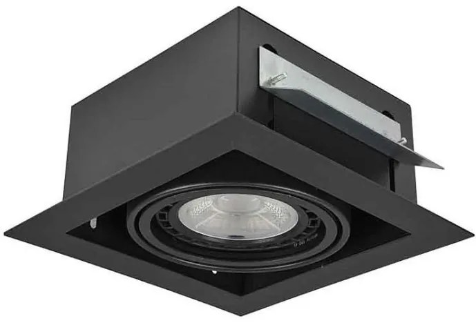 Spot incastrat tavan/plafon NOVA 1 negru