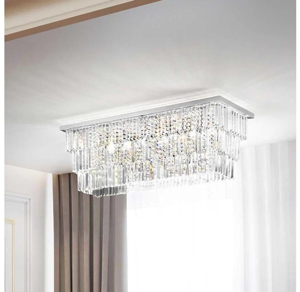 Ideal Lux - Plafonieră MARTINEZ 8xE14/40W/230V