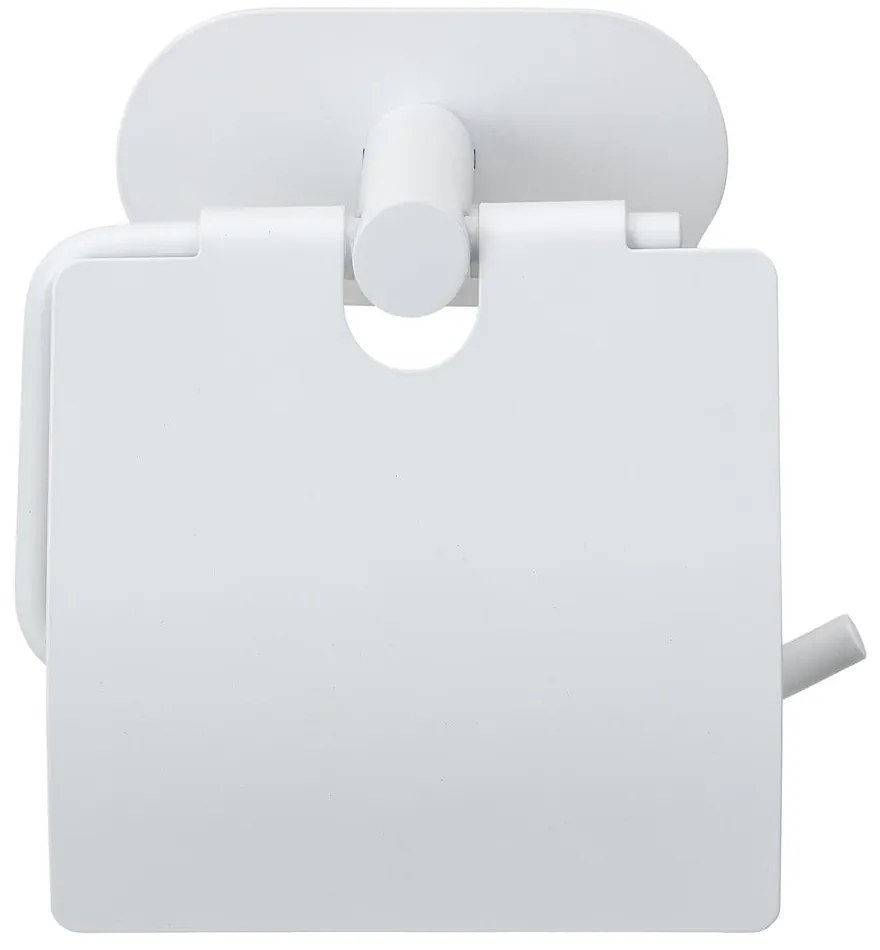 Suport pentru hârtie igienică alb autoadeziv din oțel inoxidabil Orea – Wenko