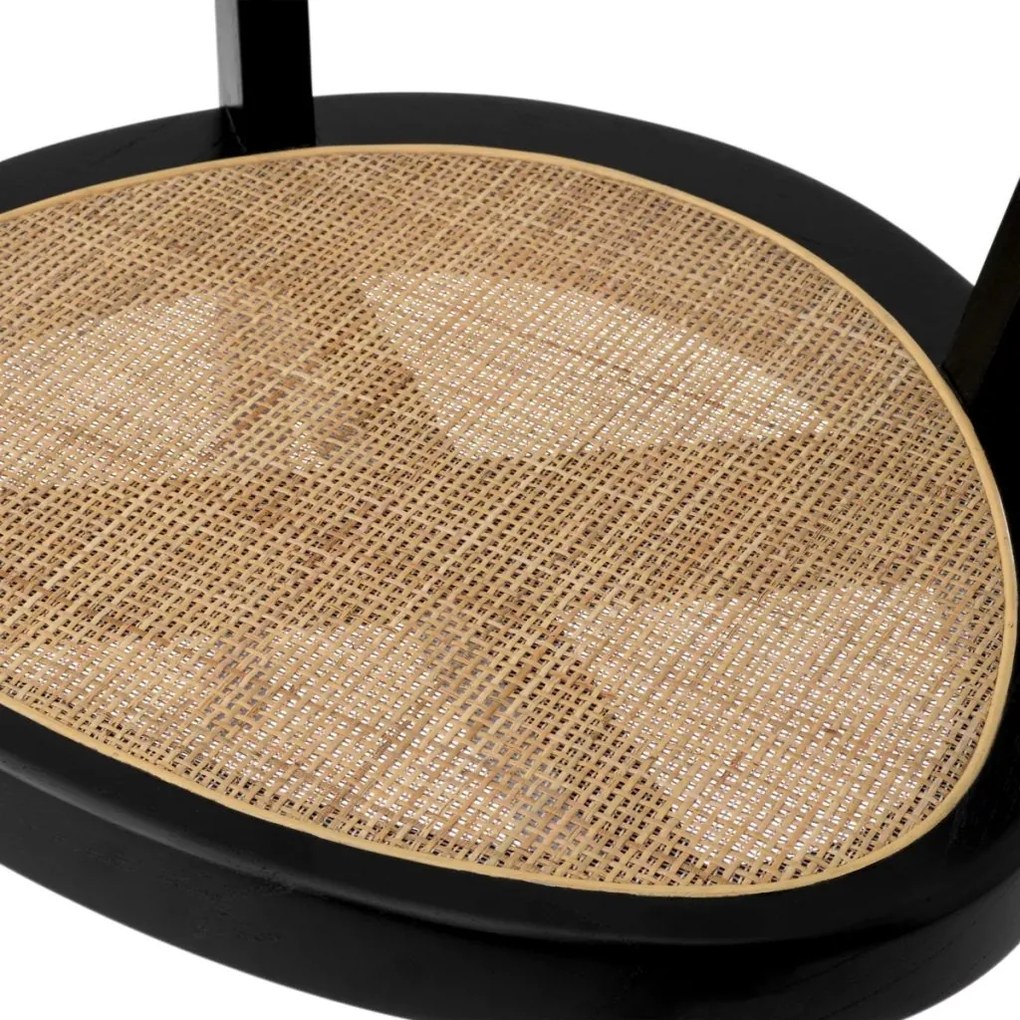 Scaun LUX design clasic Alvear negru, ratan