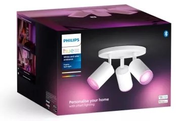 Spot LED RGBW dimabil Philips Hue FUGATO 3xGU10/5,7W/230V alb