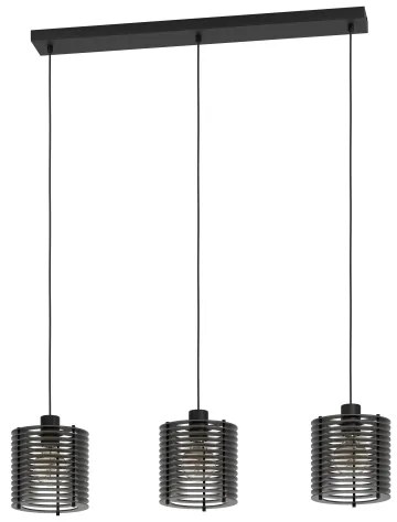 Lustră pe cablu Eglo 900738 SEGOVIA 3xE27/40W/230V