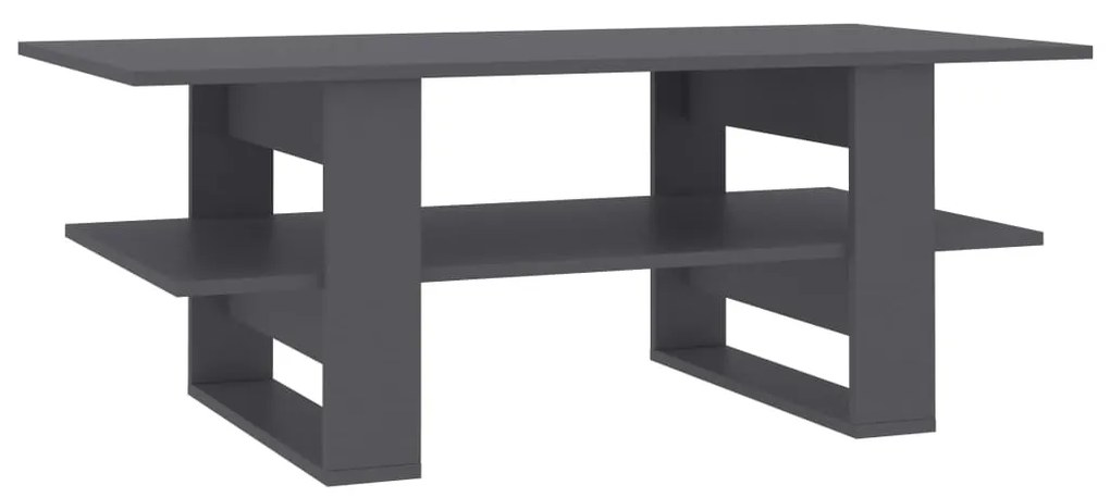 800542 vidaXL Măsuță de cafea, gri, 110 x 55 x 42 cm, PAL