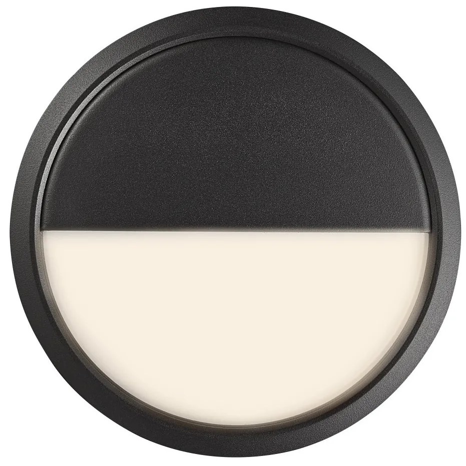 Aplica LED perete/ tavan exterior cu protectie IP54 Ava Smart Black