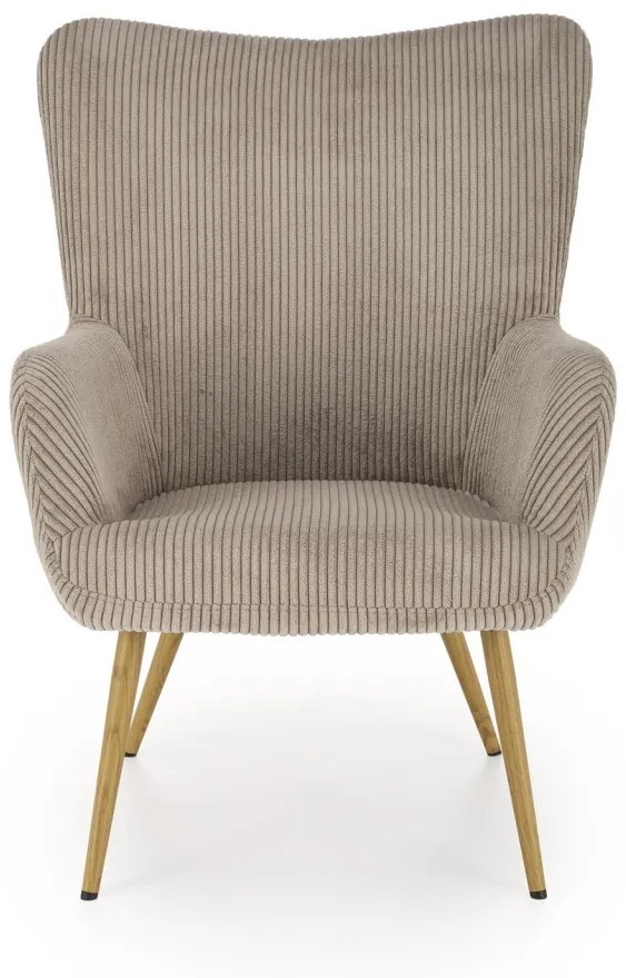 Fotoliu Amaro velvet gri H97 cm