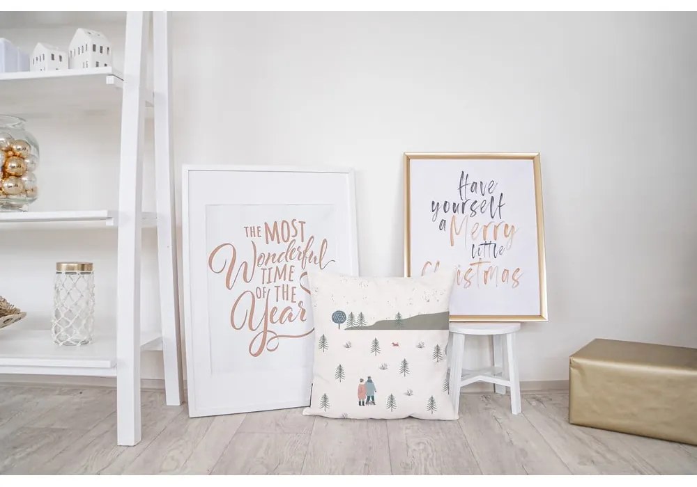 Pernă decorativă de Crăciun 50x50 cm Lovely Winter - Butter Kings