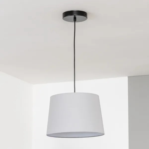 Brilagi - Corp de iluminat LED suspendat pe cablu CERIA, 1xE27/40W/230V, Ø 30 cm, gri