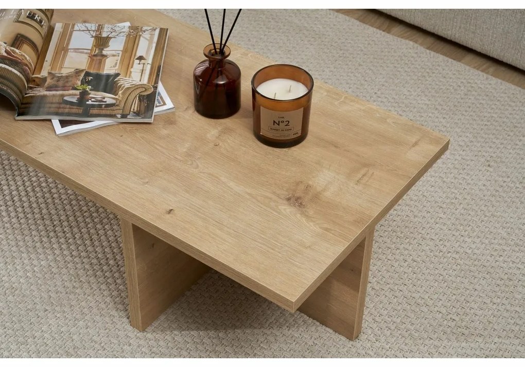 Măsuță de conferință Harbor Sapphire Oak