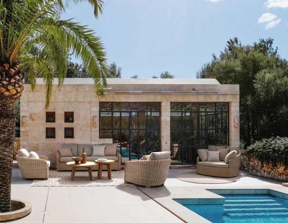 Masuta de cafea din lemn de teak reciclat, natural, Ø 50 cm, Bolivar Bizzotto