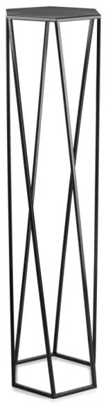 Suport pentru flori 100x24 cm, negru