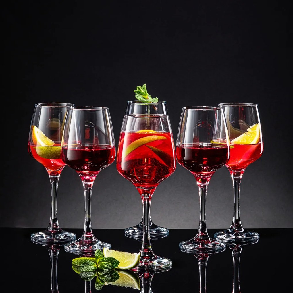 Set 6 pahare vin 330ml, Sparkle