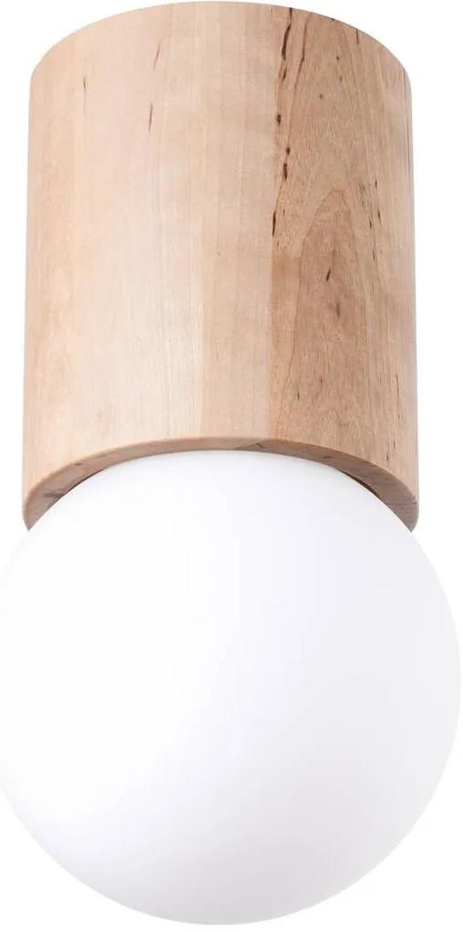 Sollux Lighting Boomo lampă de tavan 1x8 W lemn SL.1191