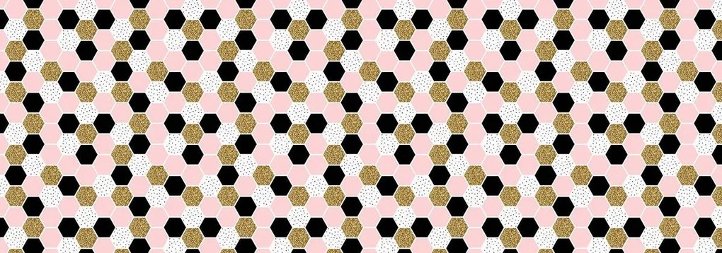 Fototapet - Hexagon mozaic (152,5x104 cm)
