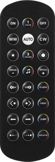 Osram - Lampadar LED RGBW SMART+ MAGIC dimmabil, 11,5W/230V, argintiu, Wi-Fi+telecomandă