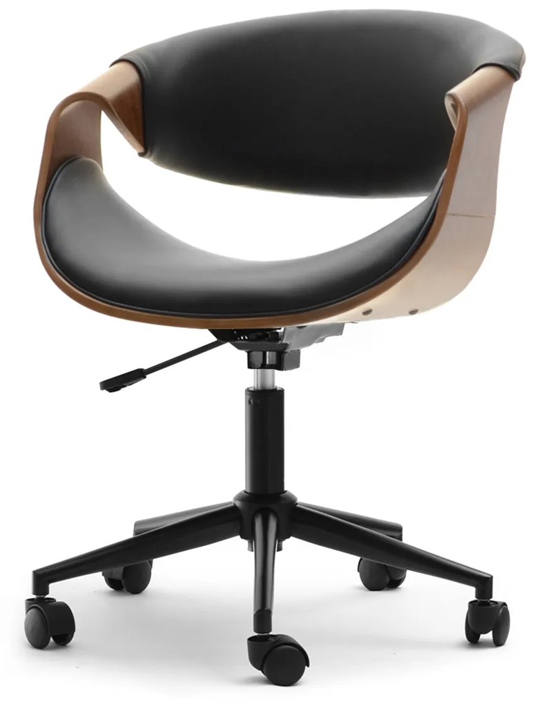 Scaun Rapido (nuc închis + negru). 1109966