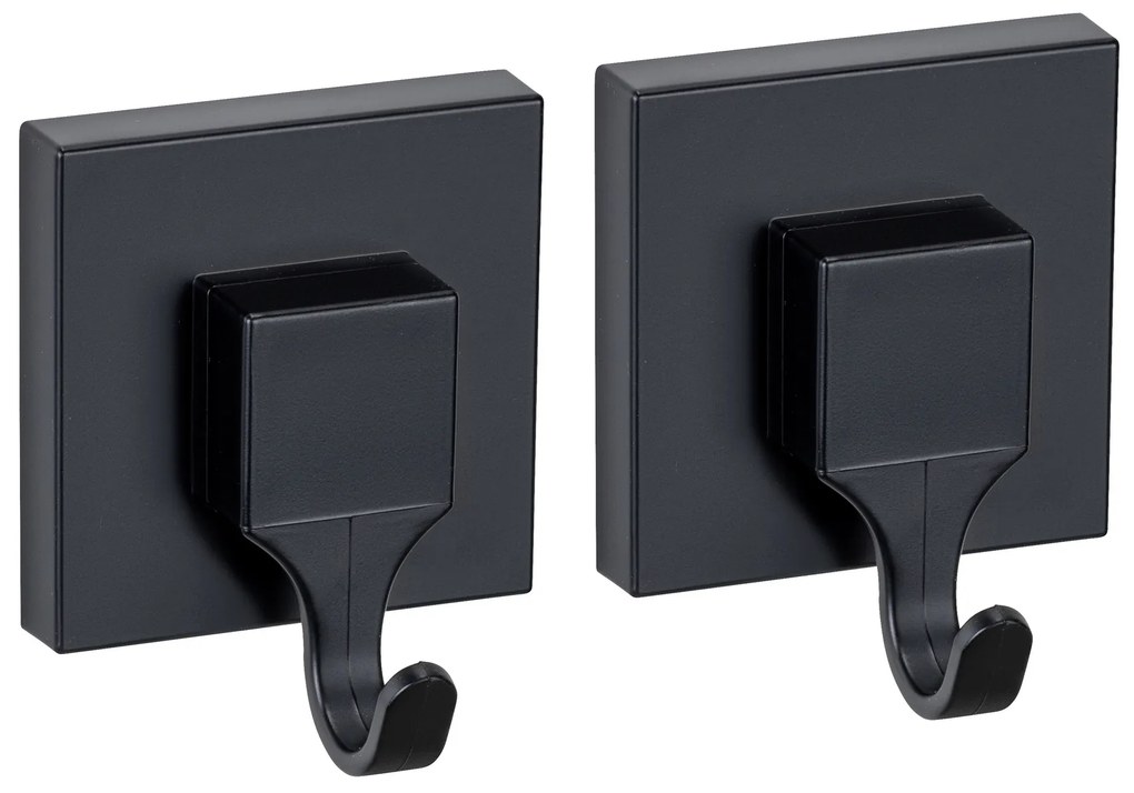 Set 2 carlige pentru prosoape QUADRO, montaj fara gaurire