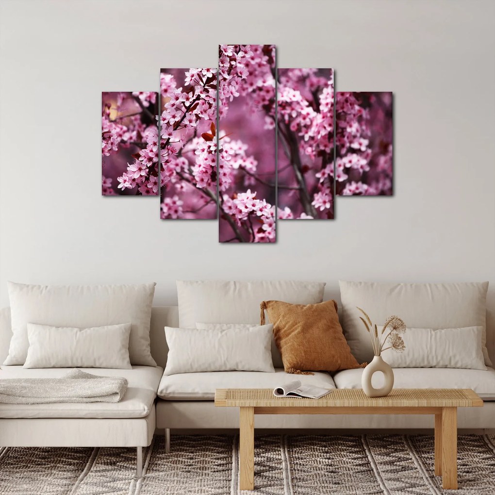 Tablou - Sakura roz (150x105 cm)