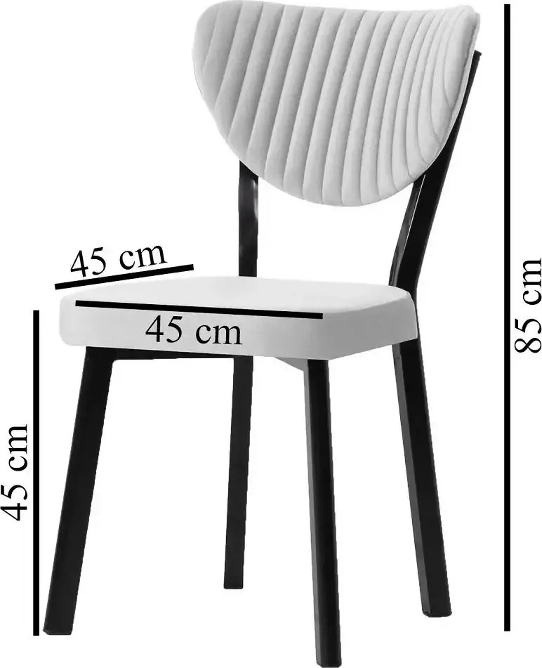 Set Masa de bucatarie Barton din MDF cu 4 Scaune din metal, nuc si bej, 140 cm