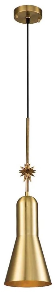 Lustră pe cablu Elstead ETOILE-P-M-AB ETOILE 1xE27/60W/230V