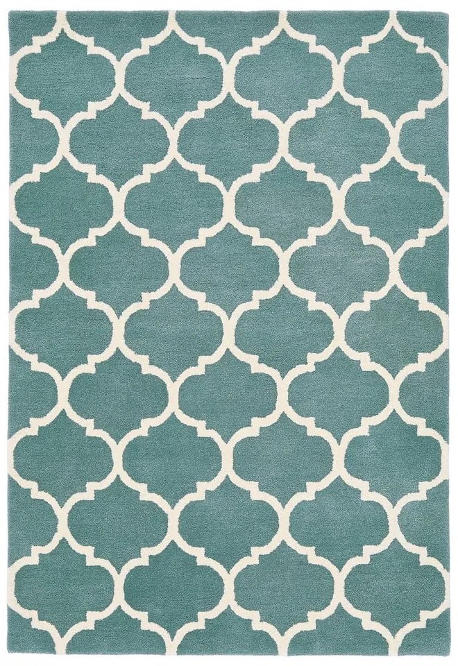 Covor albastru handmade din lână 200x290 cm Albany – Asiatic Carpets