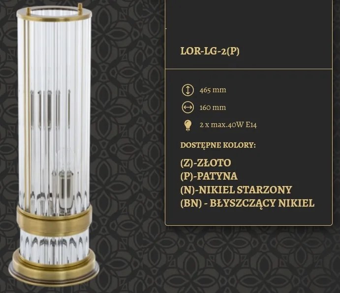 Veioza design LUX realizata manual LORETTO