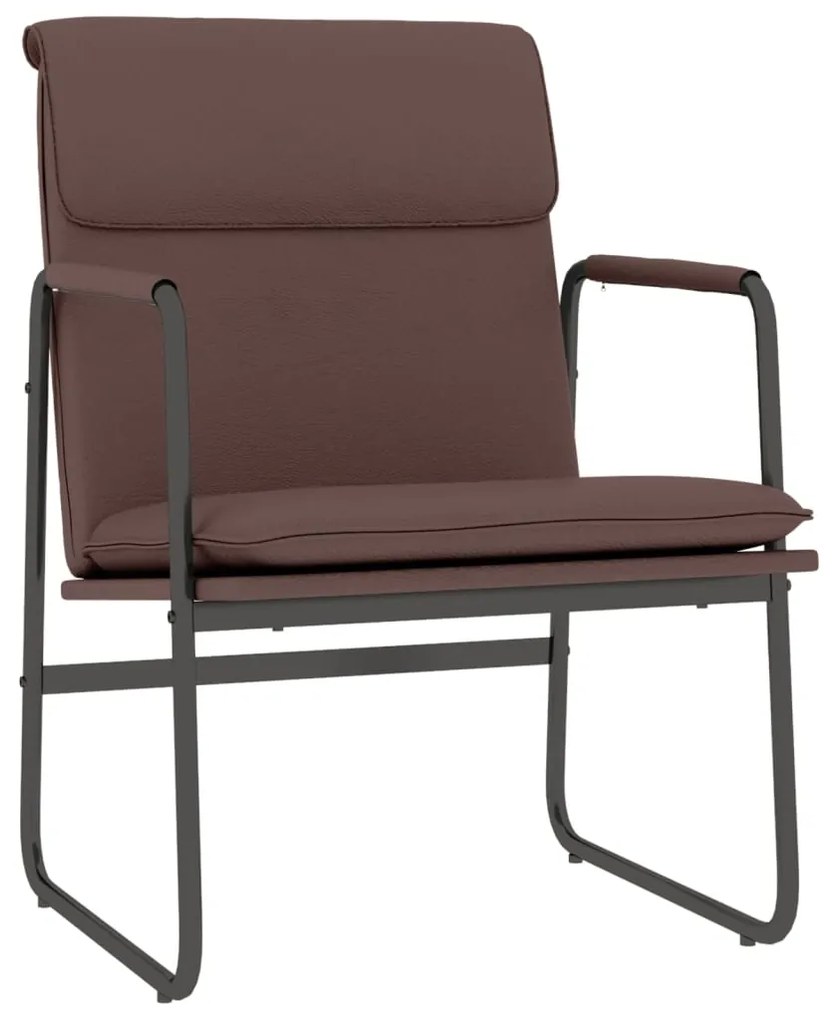 351362 vidaXL Scaun de relaxare, maro, 55x64x80 cm, piele artificială